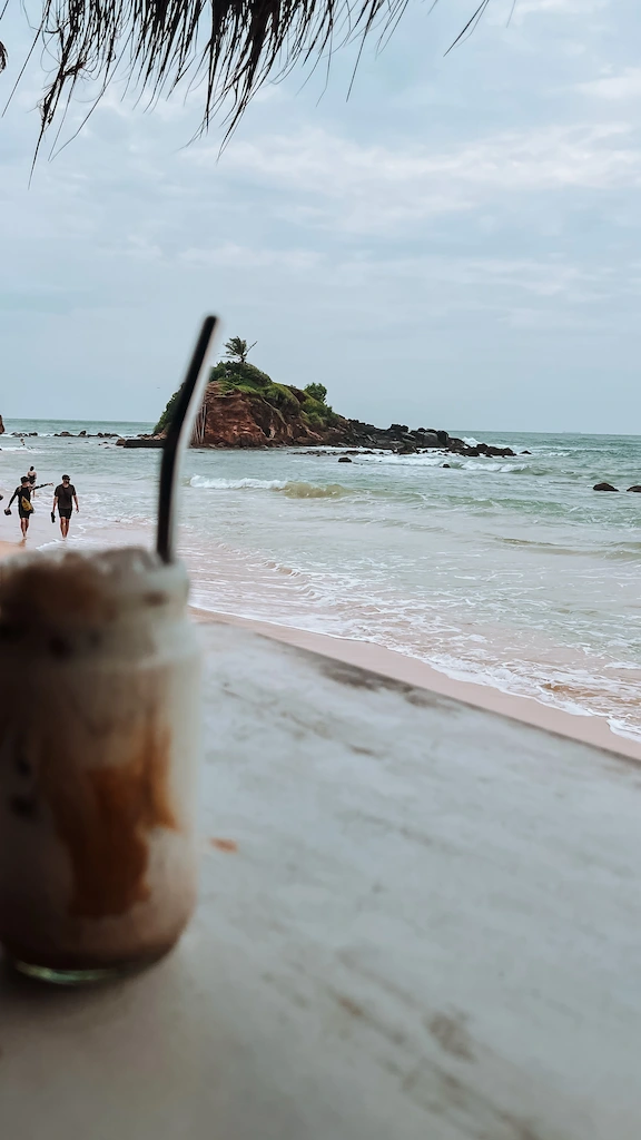 Coffee with a view at 26cafe Mirissa Mirissa cafes by the beach