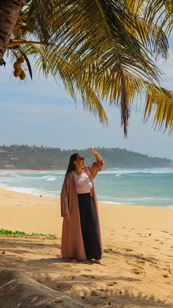 Mirissa beach best photos sri lanka Ale enjoying the beach at the Lantern Boutique Hotel by Reveal