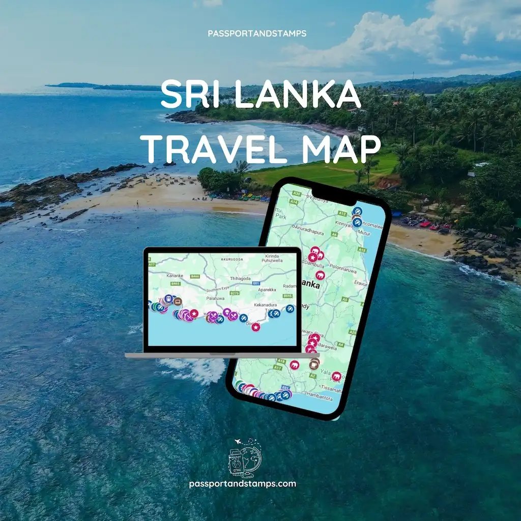 Sri Lanka Travel Map Shop Vietnam Guide