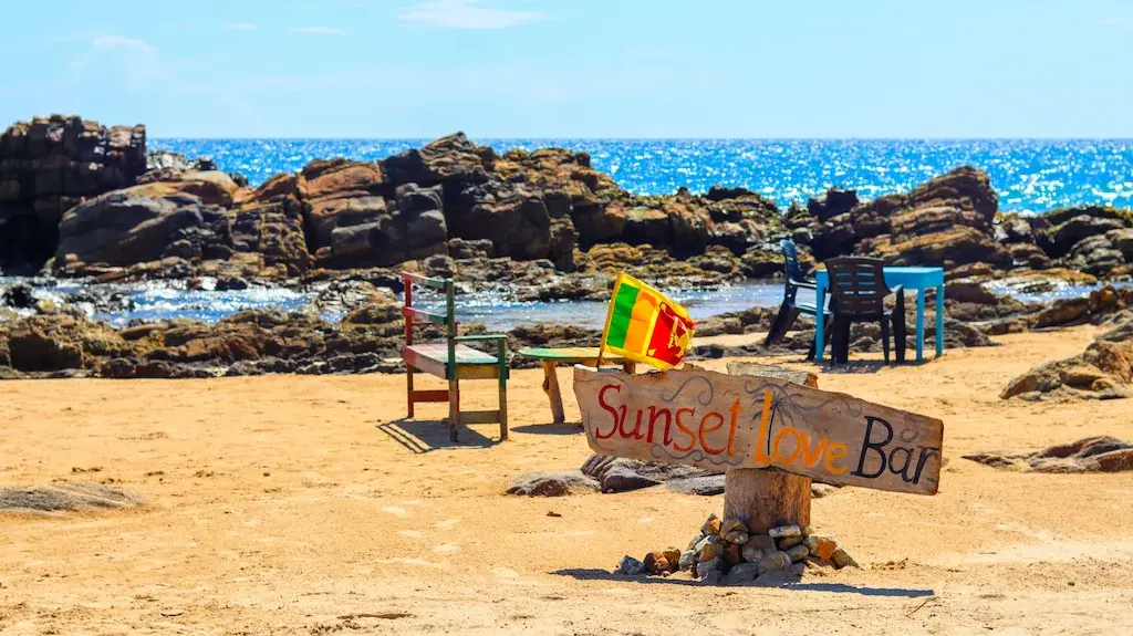 There are a few small shacks to enjoy a cold drink and the view - we used it as it's very cheap