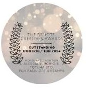 Outstanding Contribution to the industry - The remote Creative Awards for Passport and Stamps Toti and Ale