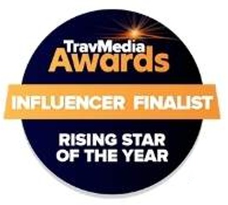 2022 Influencer of the year rising the star - TravelMedia Awards UK - Toti and Ale Passport and Stamps