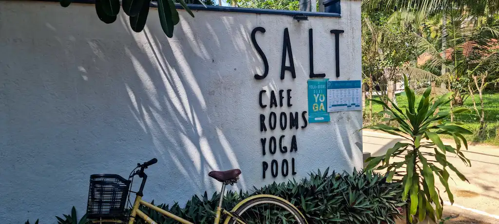 Salt cafe Salt house is the trendiest accommodation and social venue of Hiriketiya bay - everything happen here - yoga, pilates, movies, coworking or simple cafe - it is also a guesthouse, hotel and hostel