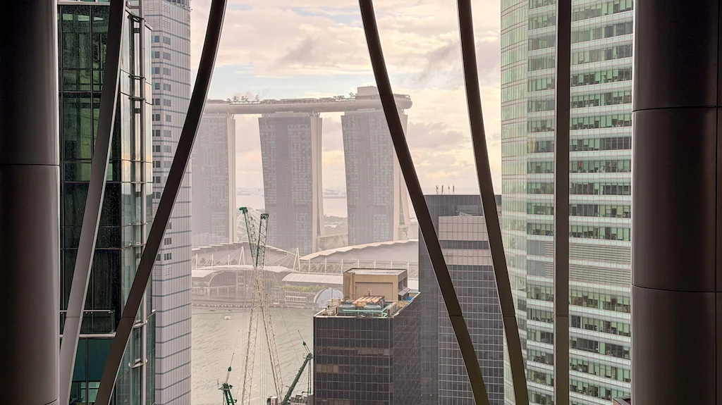 Rainy season in Singapore - Our rooftop visit in February during the rain