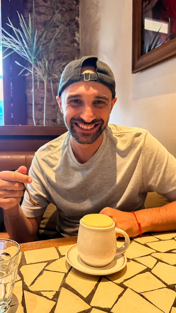 Best egg coffee in Hanoi from All day coffee