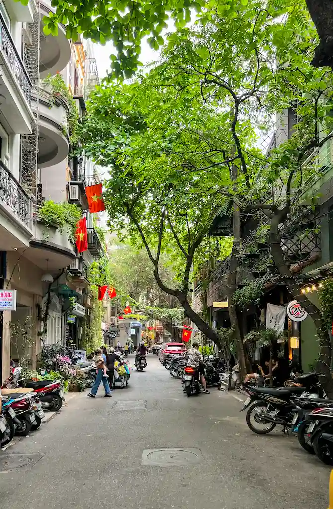 Streets of Hanoi West Lake