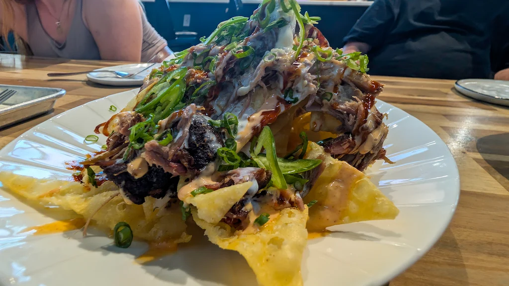 Nachos from Salt Smokehouse in Huntsville