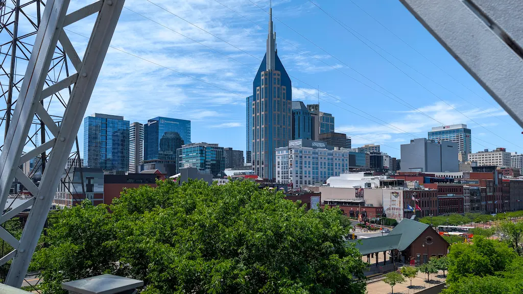 Nashville view from downtown
