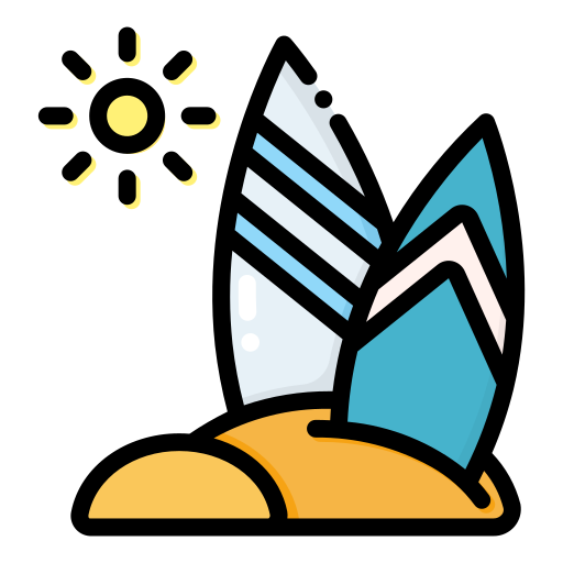 surfboard | Passport and Stamps