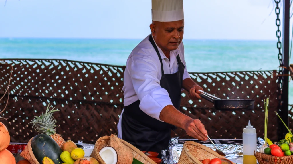 luxury beach pool 79 Cooking class in Mirissa - cooking famous curry crab