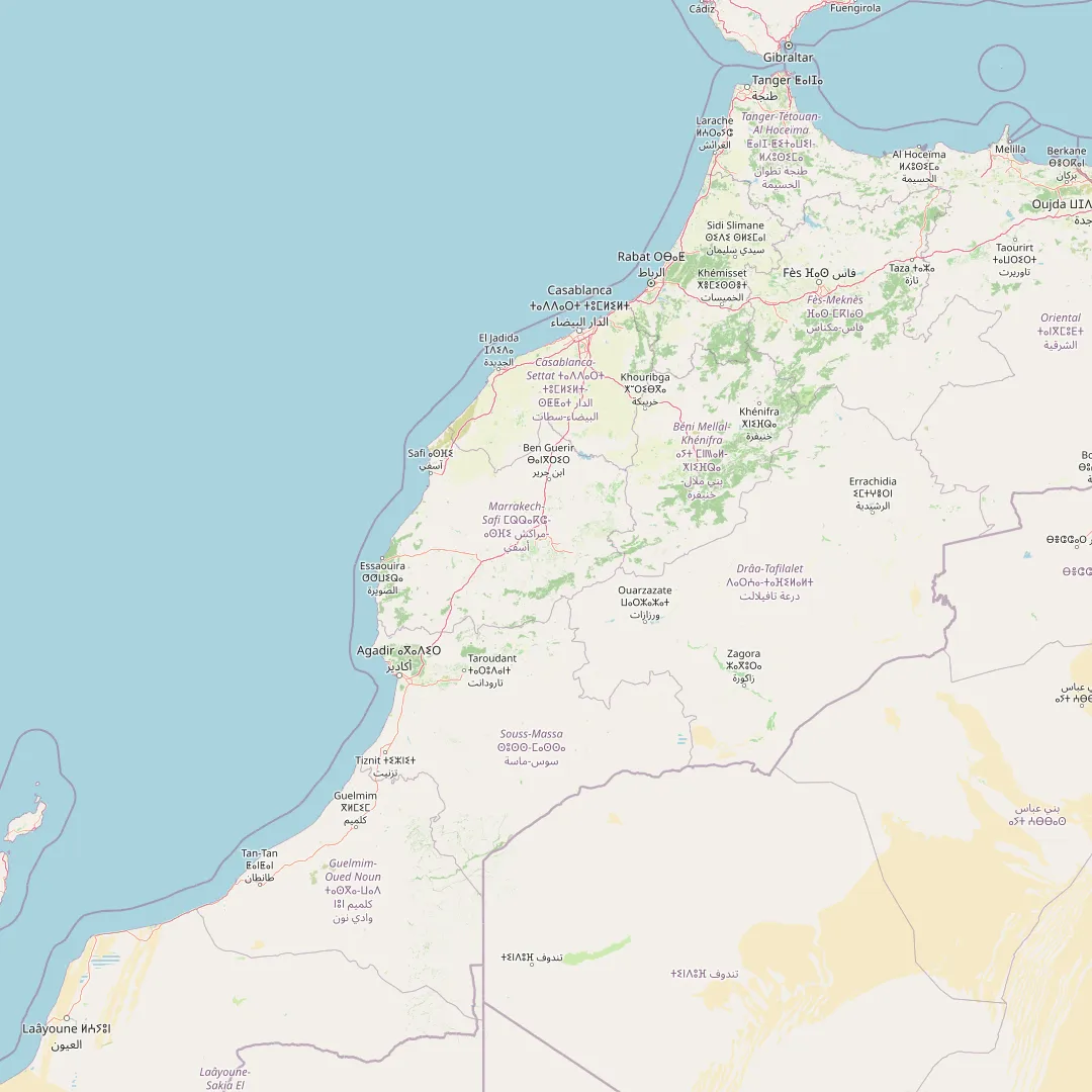 Morocco Map